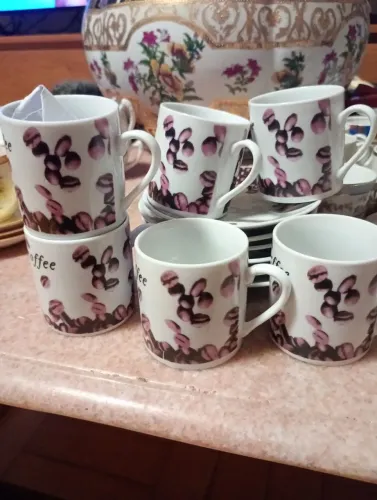 6 xícaras de café