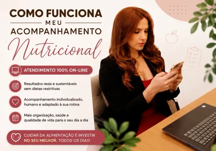 Consulta on-line com nutricionista