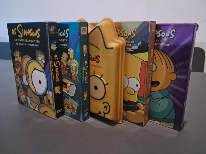 Coleção DVD Simpsons Temporadas 6, 8, 9, 10 e 13 - Box 