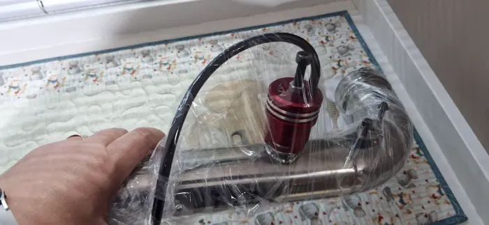 Pressurização inox + Válvula de alívio 