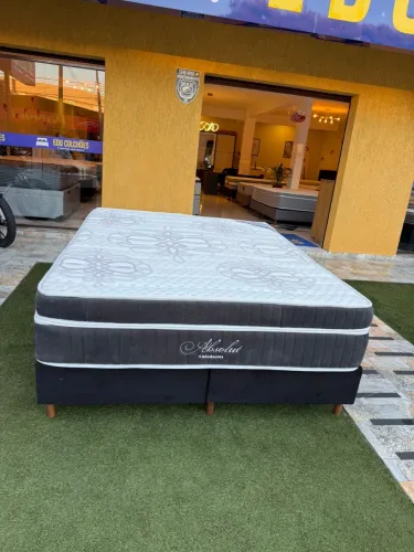 Cama box Casal ORTOBOM SEMINOVA TOP - Entrego!