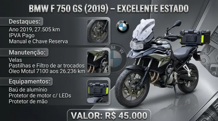 BMW F750Gs premium 2019