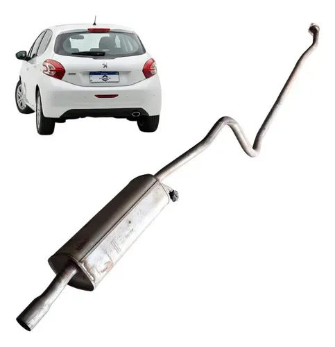 Escapamento Peugeot 208 1.5 Manual 2015 Uzad0
