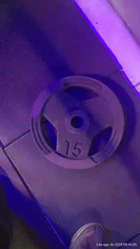 Anilhas de ferro 15kg