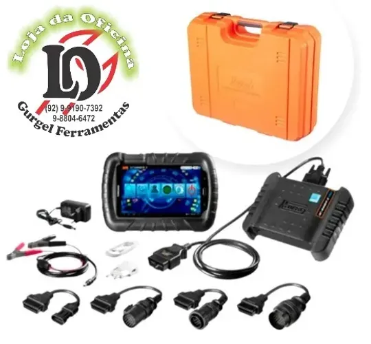 Scanner 3pro versão com tablet 8.7 Pol. e Maleta Gasolina alcool diesel leve-Raven-R108830