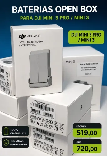 BATERIAS OPEN BOX ( Pronta Entrega) DJI MINI 3/DJI MINI 3 PRO ( Originais)