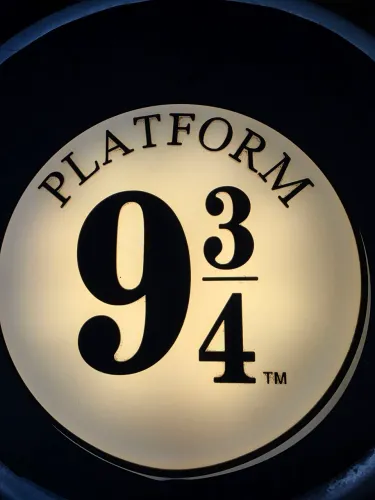 Luminária Harry Potter Plataforma 9 3/4