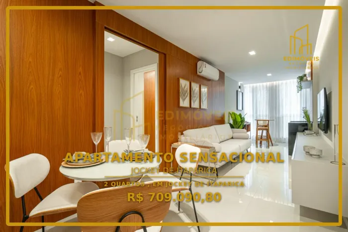 Oportunidade única: apartamento com varanda gourmet no Jockey de Itaparica!