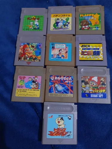 Lote com 10 fitas originais para Nintendo game boy