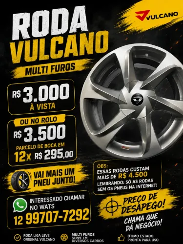 Rodas vulcano multi furos