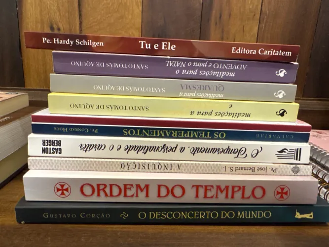 Livros Católicos, temperamentos meditaçoes Tomás de Aquino