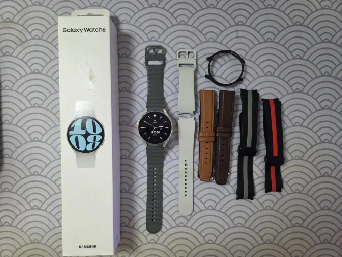 (OPORTUNIDADE) Galaxy watch 6 44mm + Pulseiras + Cases