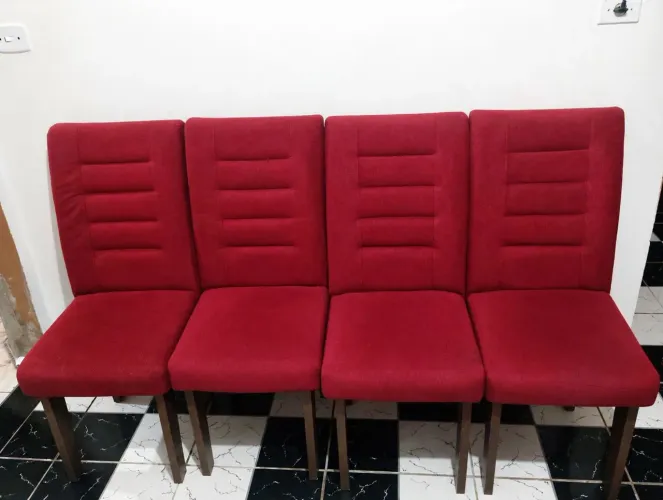 Kit 4 Cadeiras Sala de Jantar Eloísa 