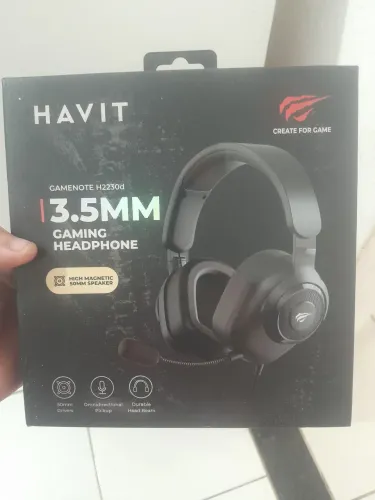 Headset gamer havit novinho só abri pra conferi