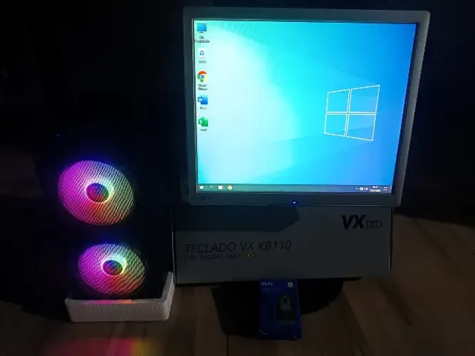 Computador I3 12GB memória SSD 240GB completo com monitor teclado e mouse