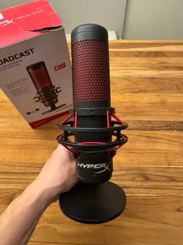 Microfone HyperX QuadCast USB Original - Excelente Estado