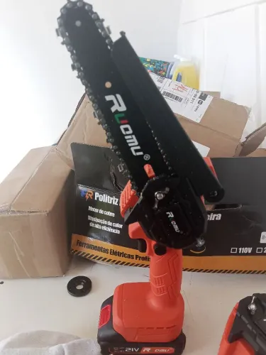 Mini motoserra elétrica 