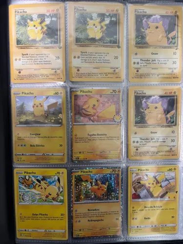 Cartas Pokémon TCG do Pikachu