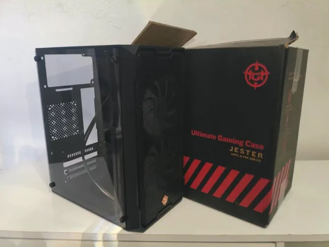 Gabinete TGT Jester Mini ATX - Completo com Caixa e Manual