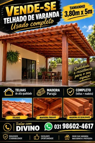 Vende-se telhado Colonial
