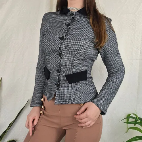 Blazer vintage pied de poule PP