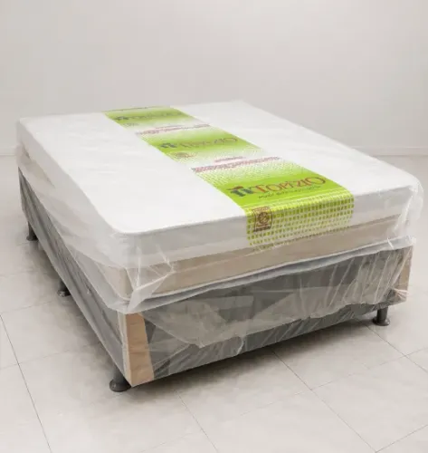 CAMA CASAL CONJ COLCHÃO DE MOLAS ENSACADAS + BASE | PRODUTO NOVO