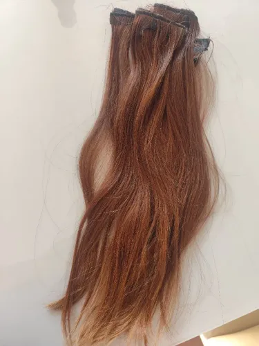 Mega hair ruivo natural