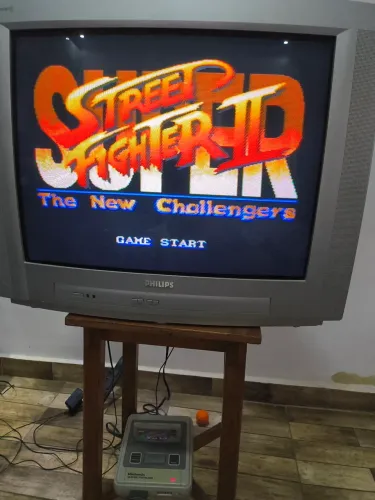Super street fighters 2 super famicon japonês completa