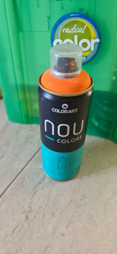 Spray laranja colorart nou colora