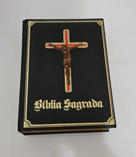 Bíblia Sagrada Antiga Editora Blini 1962 Perfeita Estado De Novo