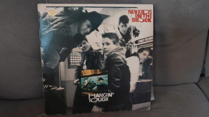 Disco de vinil new kids on te Block hangin tough 
