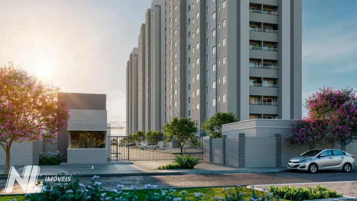 Apartamento à venda no Condomínio Cidade Das Dunas, com 47,45m²