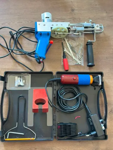 ? Kit Profissional Tufting Gun + Aparador de Tapetes - Completo! ?