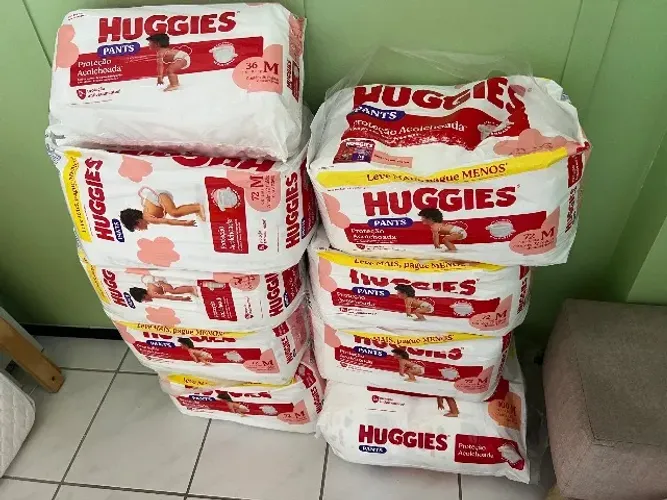Fraldas Huggies pants M