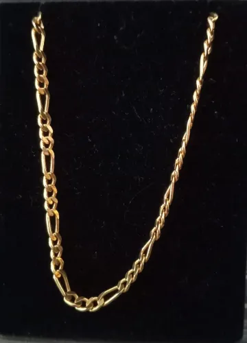 Corrente masculina banhada a ouro 