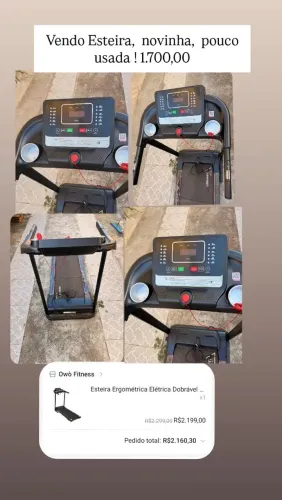 Vendo Esteira Ergometrica 