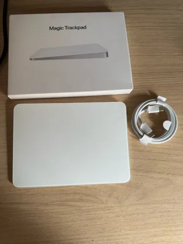 Apple Magic Trackpad USB-C Branco - Com Caixa, Cabo e NF