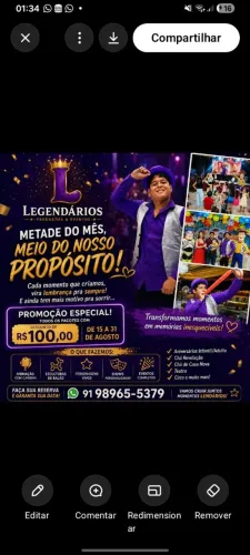 Animação evento/aniversário etc