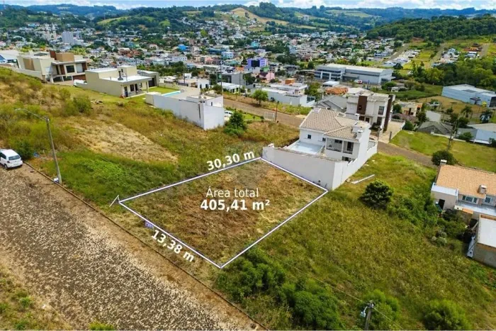 Terreno à Venda com 405 m² no Loteamento Baidek em Barão de Cotegipe/RS