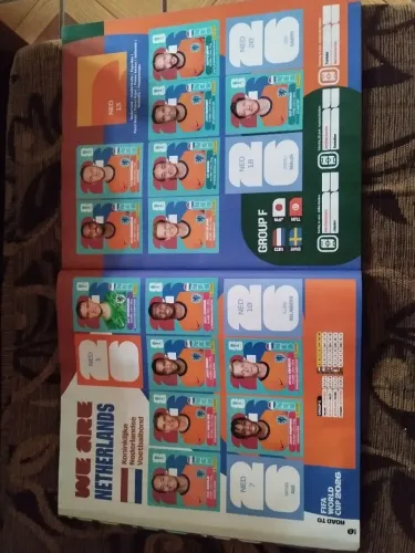 Álbum brochura copa 2026 65% completo
