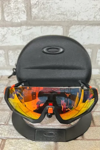 Óculos Oakley Flight Jacket Com 3 lentes