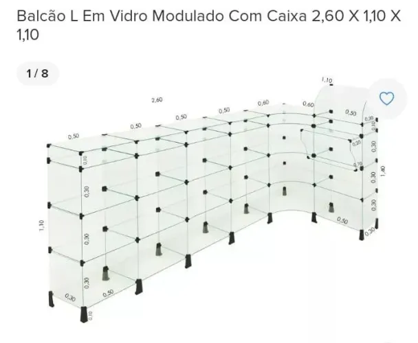 Balcão vitrine