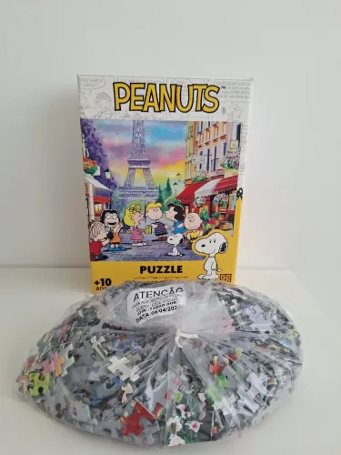 Jogo quebra cabeça snoopy