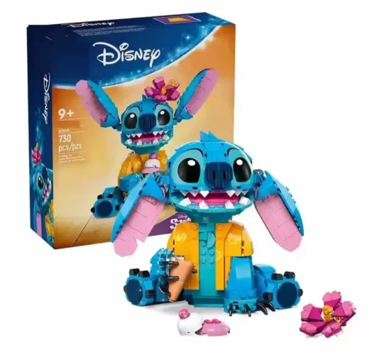 BLOCOS DE MONTAR STITCH DISNEY 744 PEÇAS MEGA COM CAIXA BRINQUEDO INFANTIL