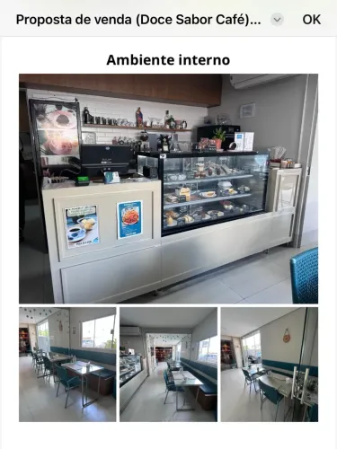 Proposta de Venda Cafeteria e Bistrô Doce Sabor Café em Presidente Prudente SP