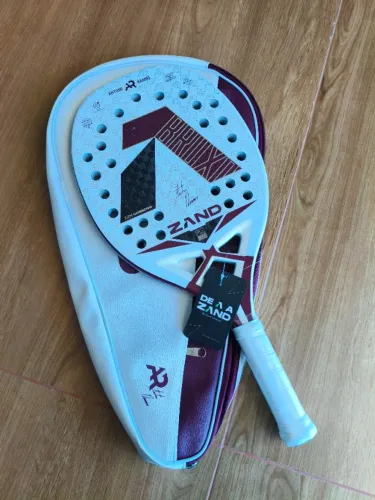 Raquete Beach Tennis Zand Z Bruxo 2026 12k Antomi Ramos Peso 321g Balance 25.9