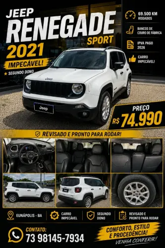 Jeep Renegade Sport 1.8 4X2 Flex 16V Aut. 2021