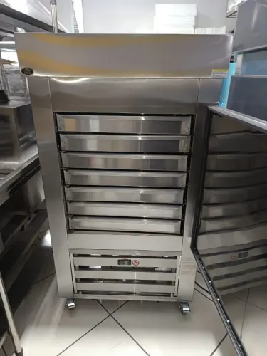 Gaveteiro térmico ou Refrigerado ou Freezer para pastel, em aço inox, Direto da fábrica