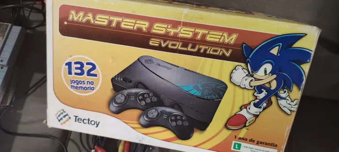 Master System Evolution 2  controles originais 132 jogos 