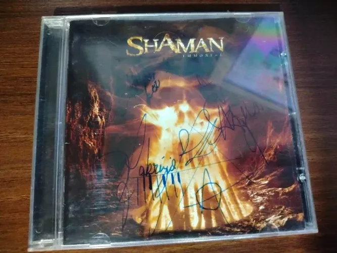 Shaman - Immortal (2007) - AUTOGRAFADO